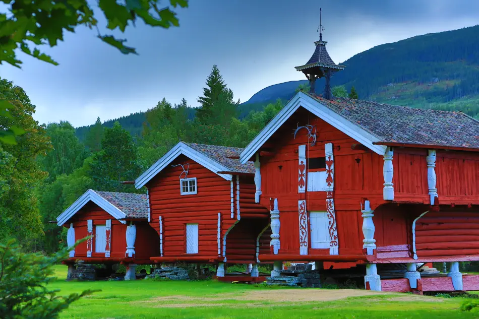 Maisonnettes typiques Norvège