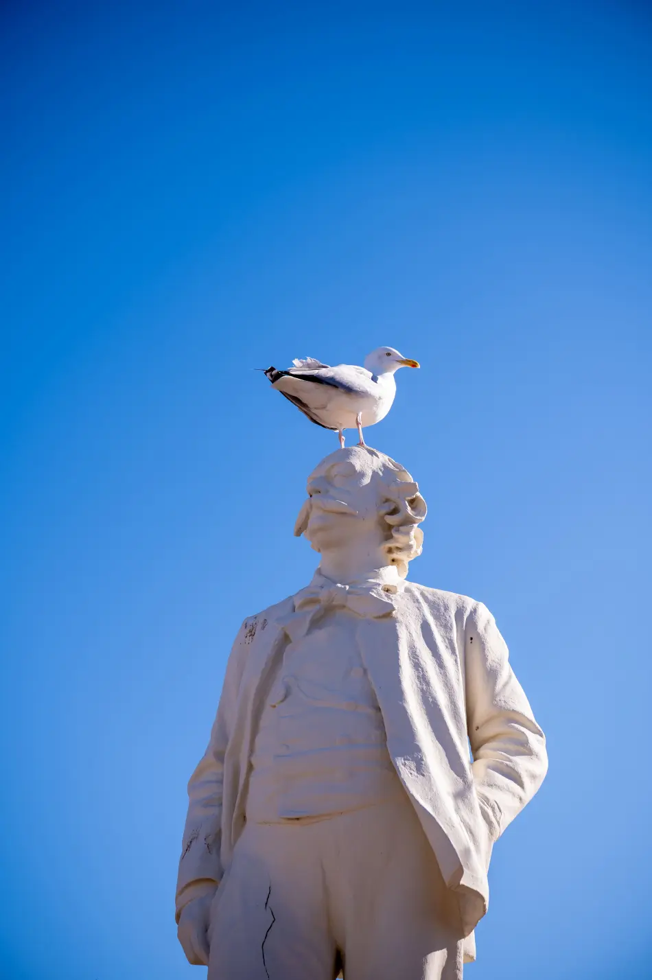 Statue de Flaubert à Trouville sur Mer