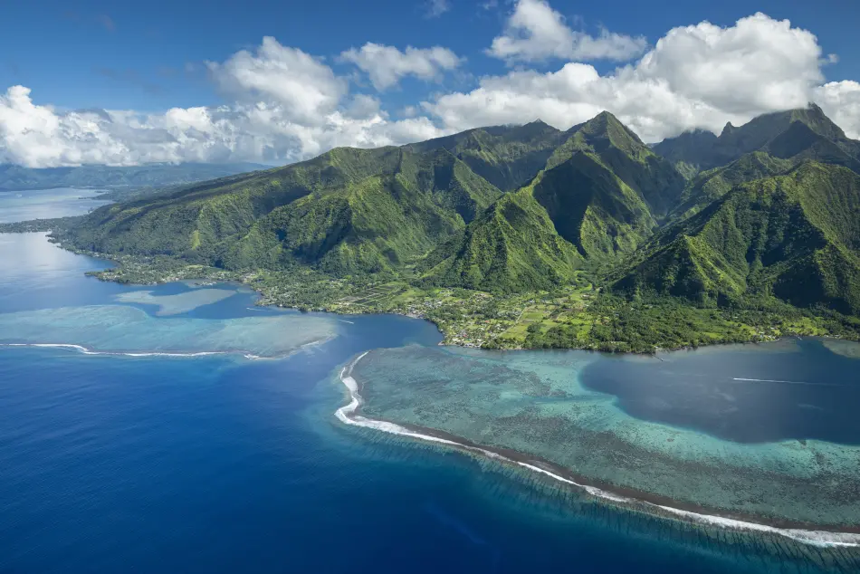 Tahiti vue aérienne