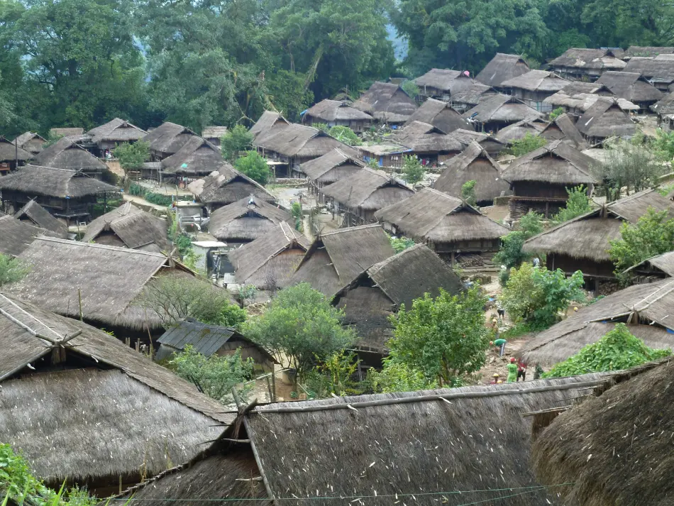village traditionnel chinois