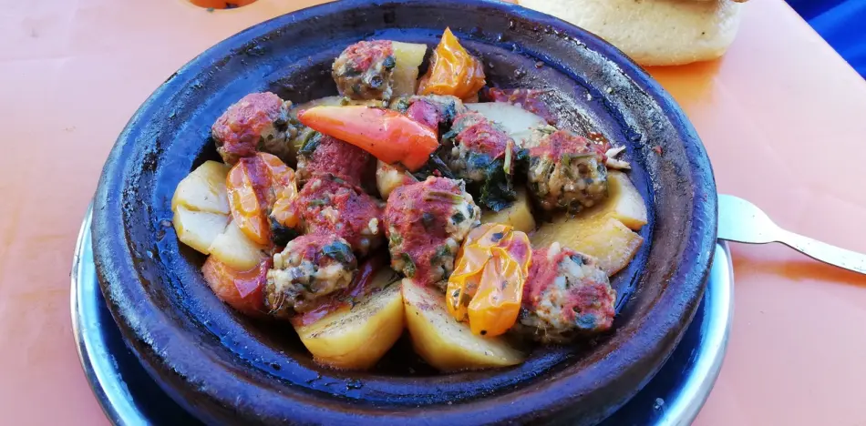 Repas traditionnel Marocain