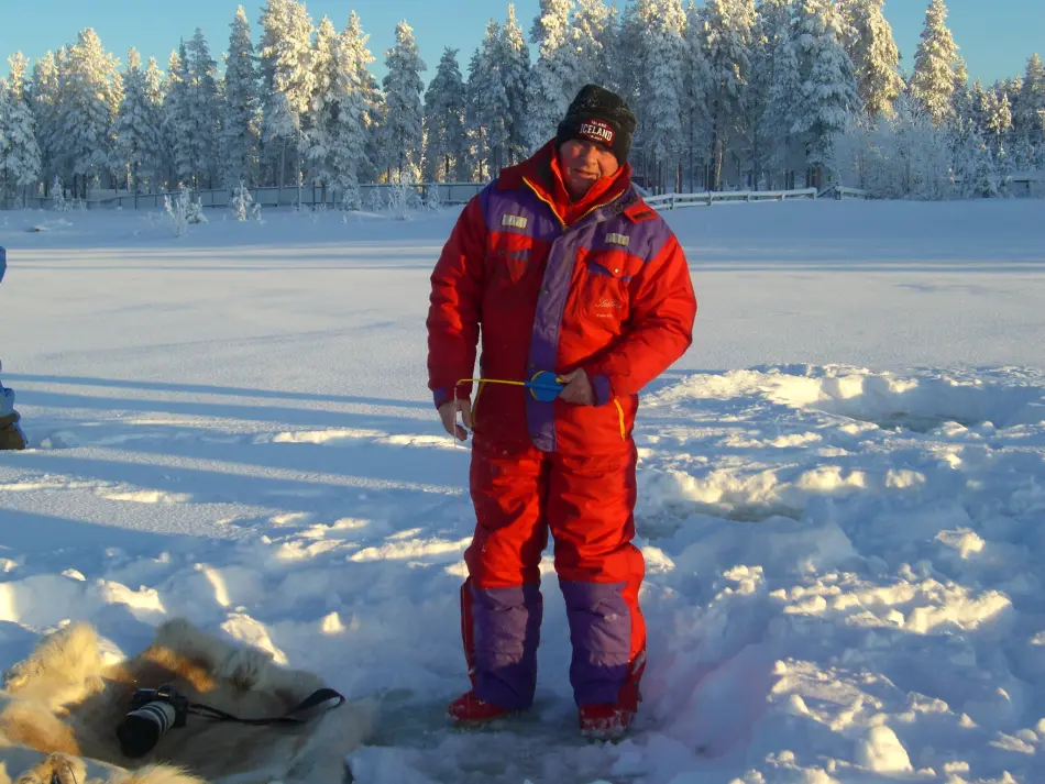 pêche sous la glace