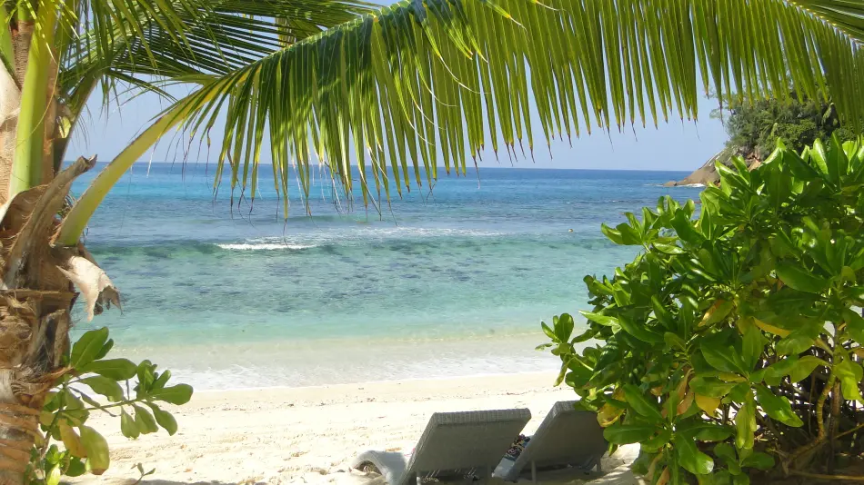 Plage aux Seychelles