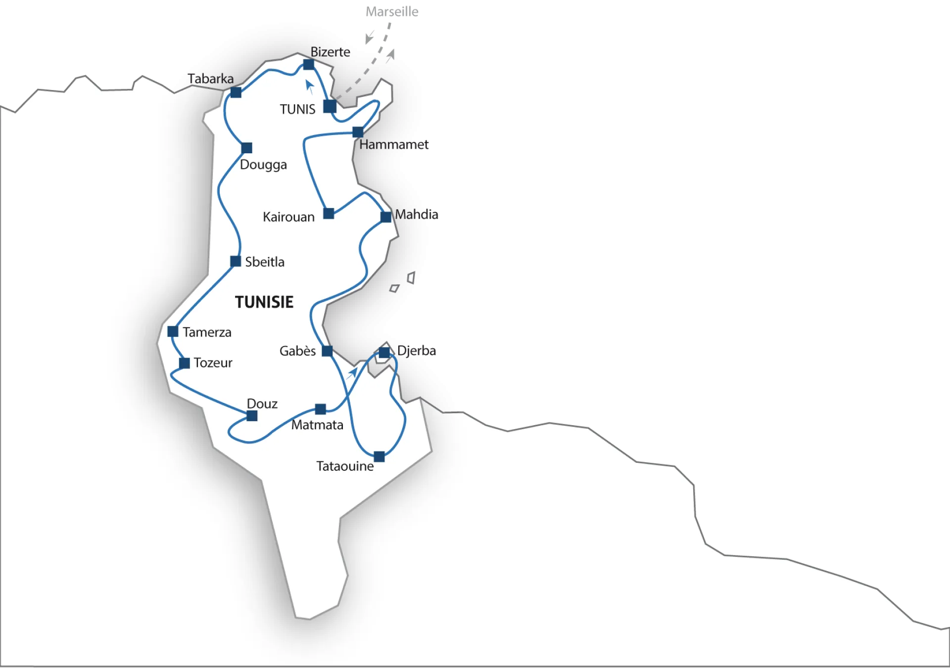 Tunisie en camping-car