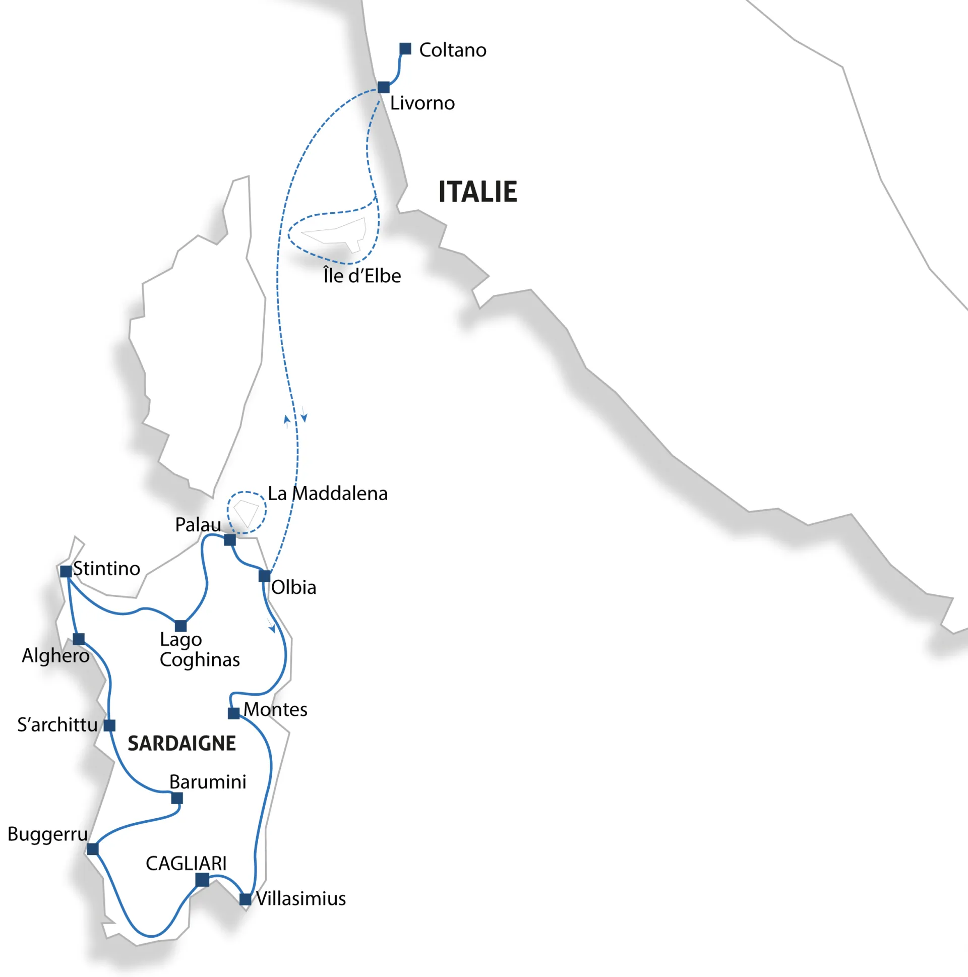Circuit Sardaigne 2024