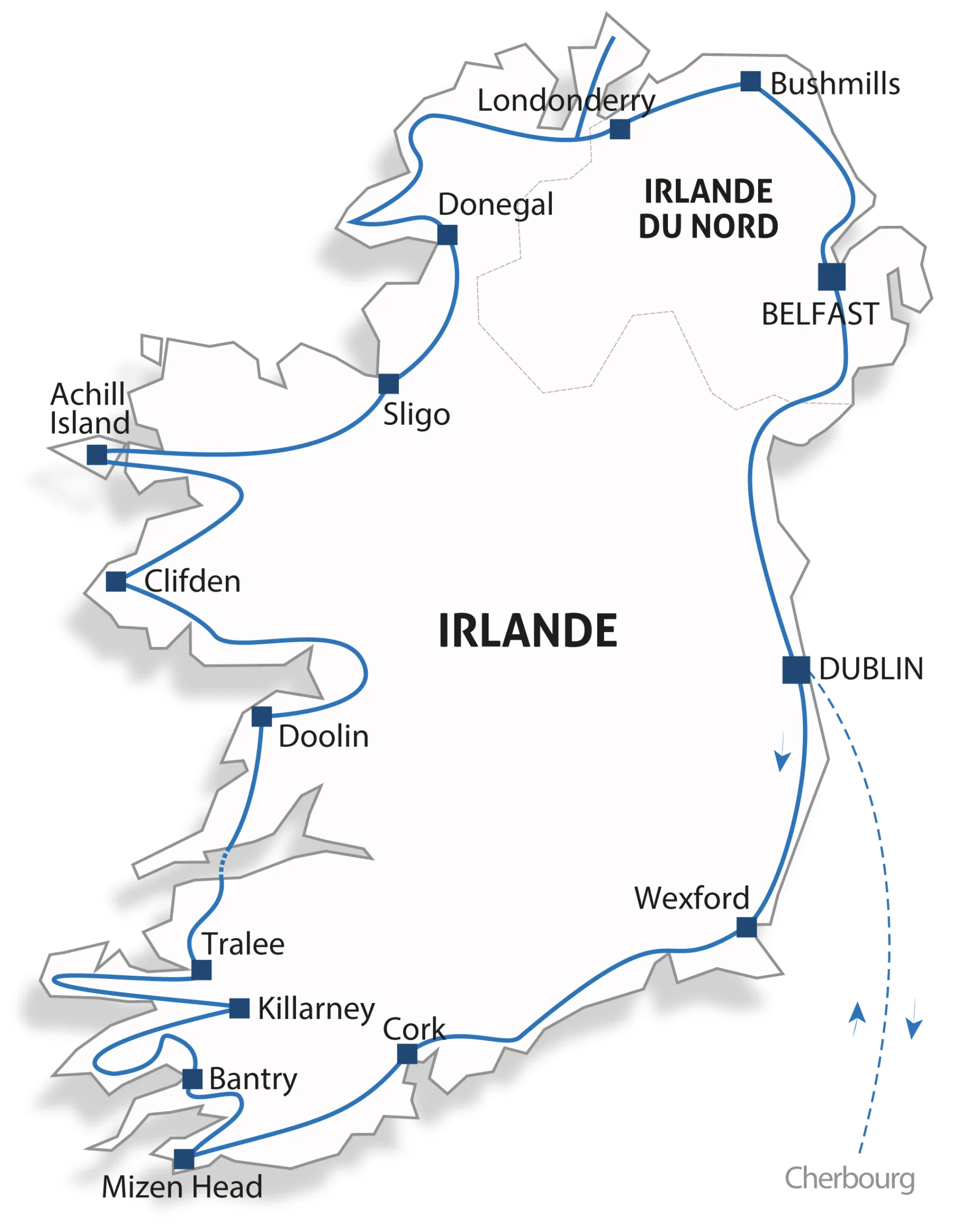 Circuit Irlande Grand tour 2024
