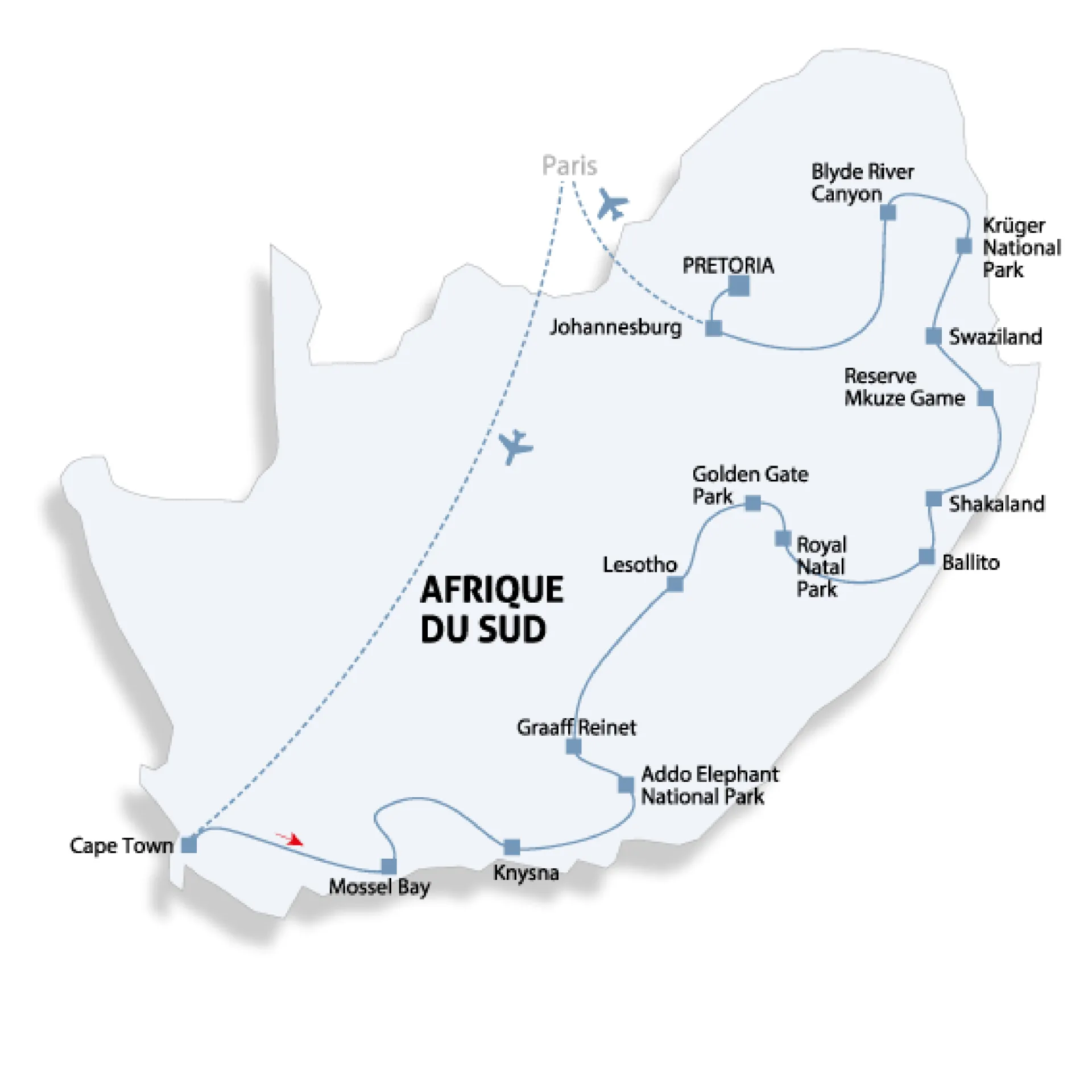 Circuit Afrique du sud 31 jours 2018