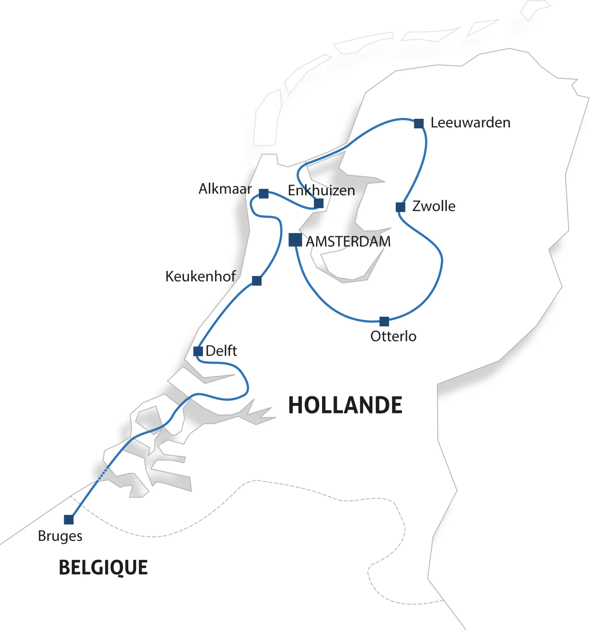 Circuit Hollande réveillon 2024