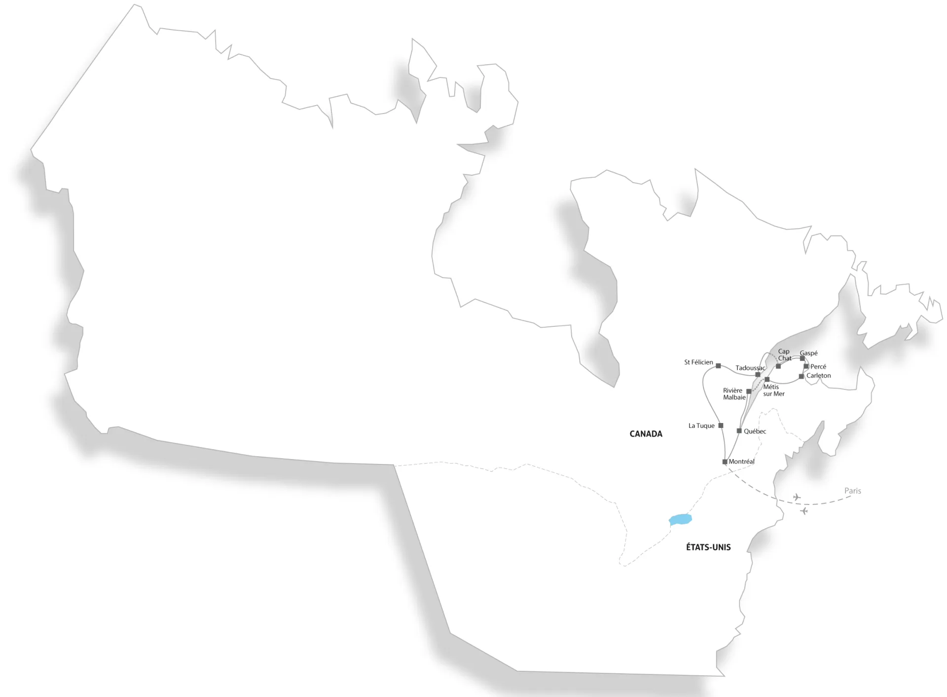 Circuit Canada Quebec 2024