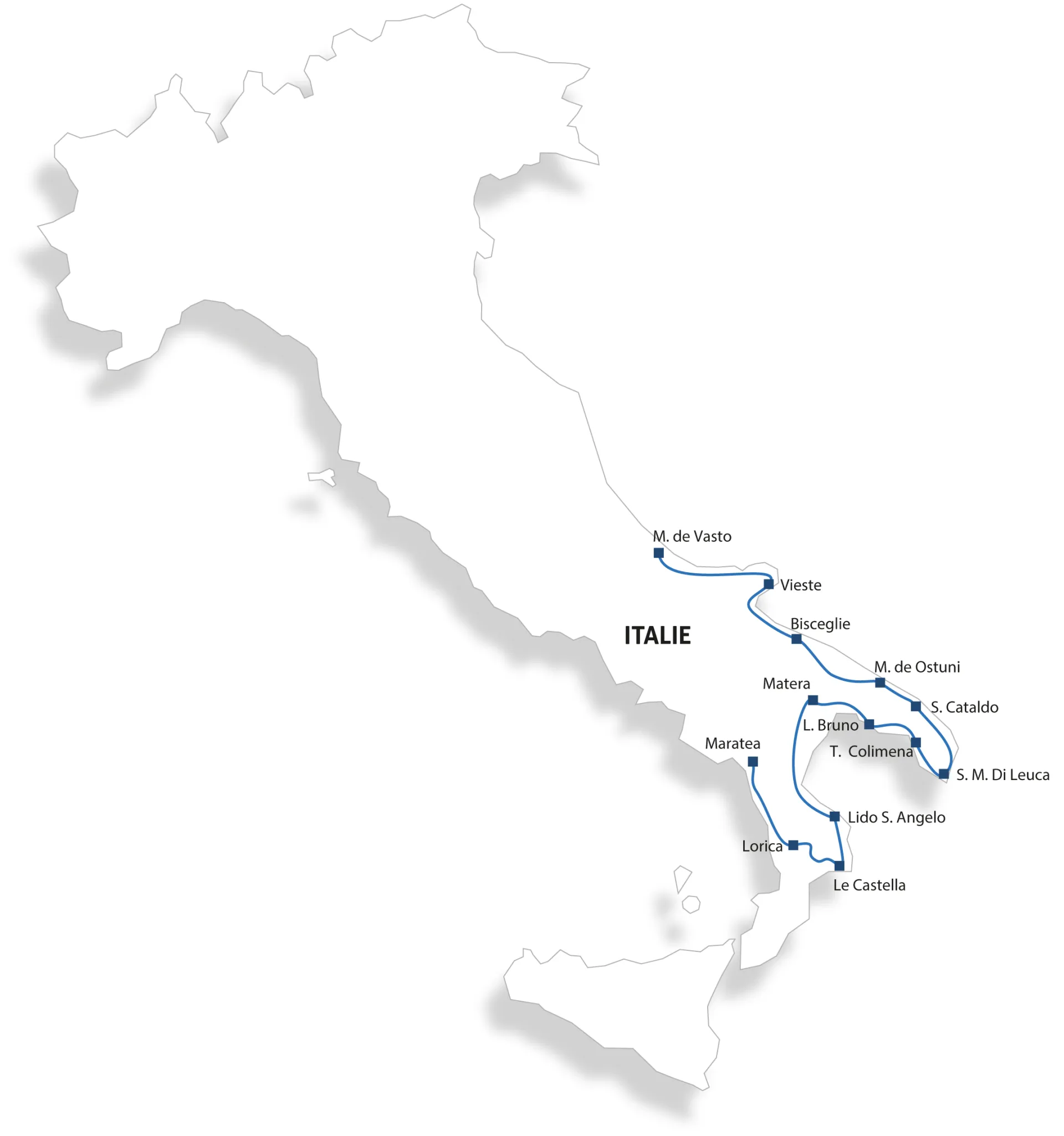 Circuit Italie du sud 2024