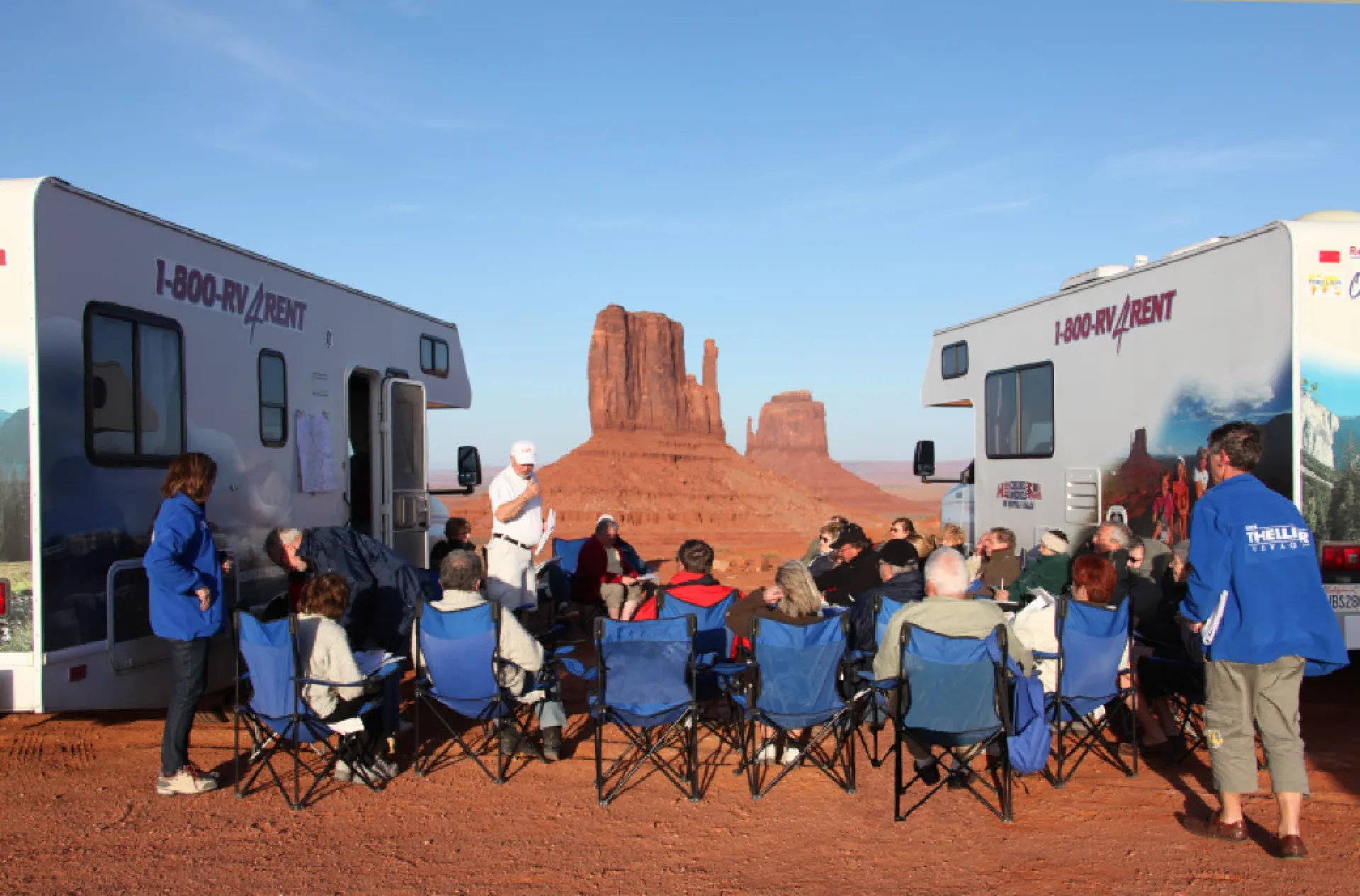 Briefing à Monument Valley avec Thellier Voyages