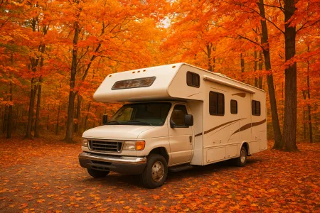 Voyager en automne : les plus beaux itinéraires en camping-car